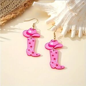 Cowgirl Earrings, NWT